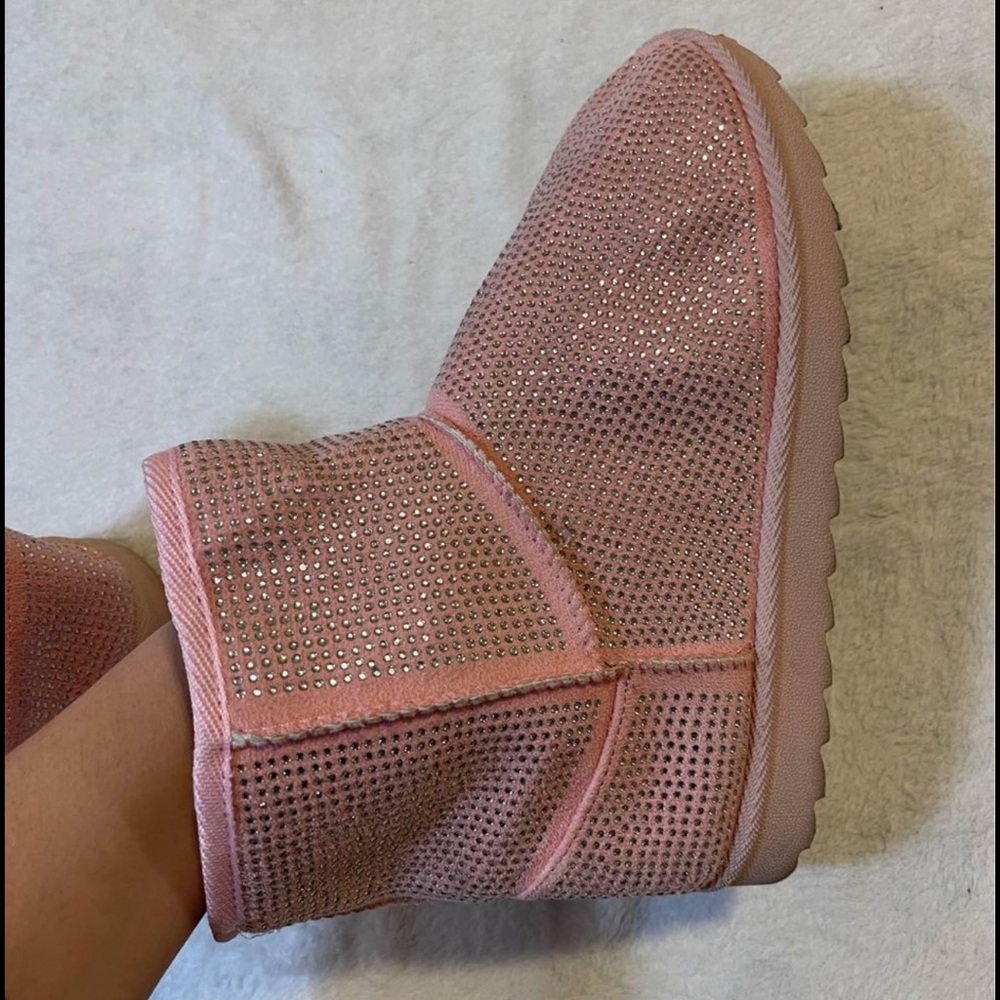 Women rhinestone boots